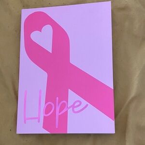 Pink Ribbon 'Hope' Notebook
